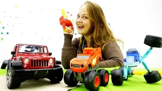 Видео для детей. Вспыш и чудо машинки: ремонт машины