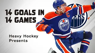 Connor McDavid 14 goals in 14 games 2022/23 NHL Season - Heavy Hockey Presents