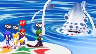 Mario & Sonic at the 2012 London Olympic Games - All Characters Dream Rafting Gameplay