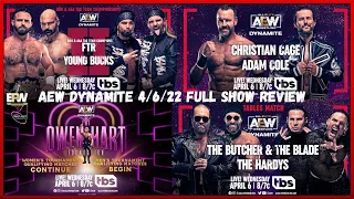 AEW Dynamite 4/6/22 Full Show Review|| FTR vs Young Bucks II Samoa Joe is All Elite!