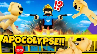 We Survived a TALKING BEN APOCALYPSE in Roblox BROOKHAVEN RP!!