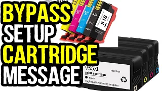 How to Bypass Use Setup Cartridges Message in HP Printer?