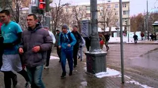 Русская пробежка 1 января 2015 года в Москве