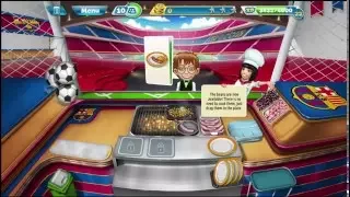 Cooking Fever: Barcelona Sports Bar Levels 1-3