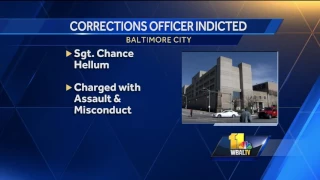 Video: Corrections officer charged with assault