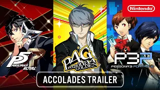 Persona 5 Royal, Persona 4 Golden, & Persona 3 Portable - Accolades Trailer - Nintendo Switch