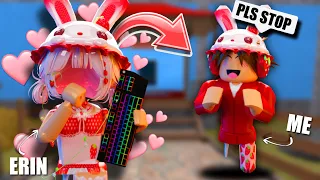 MM2, But My GIRLFRIEND CONTROLS My Game.. ⭐ (Murder Mystery 2) *Funny Moments*