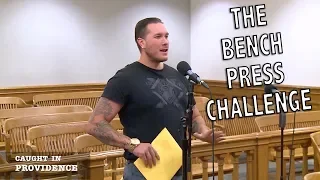 A Feisty 93 year old, The Bench Press Challenge, and Convicted Myself.