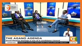 David Mwaure Waihiga one of the presidential candidates cleared on his agenda