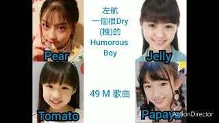 YOYO家族 左航 一個很Dry(拽)的Humorous Boy 49 M 歌曲