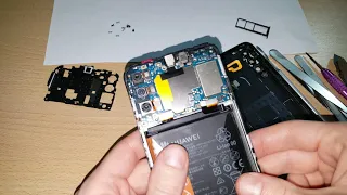 Разборка Huawei Y6p MED-LX9N | как разобрать huawei Y6p | how to disassemble huawei Y6p (51095KYP)
