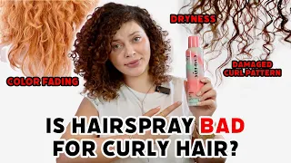 WHY AREN’T YOU USING HAIRSPRAY IN YOUR CURLY HAIR ROUTINE? (Advise from a hairstylist)