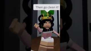 When you don’t wanna clean your room (Roblox Meme) #shorts