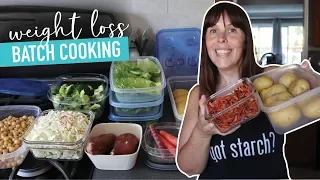 How to Batch Cook for Weight Loss + How to Get Over Your Fear of Eating Too Much
