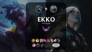 Ekko Jungle vs Diana - NA Master Patch 12.21