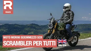 Moto Morini Seiemmezzo SCR - Trial - Discovering the Asiago Plateau with the Morini Scrambler