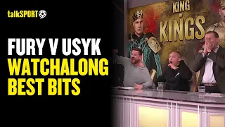 USYK BEATS FURY HIGHLIGHTS 🏆🥊 talkSPORT Boxing Watchalong BEST BITS As Usyk Becomes Undisputed Champ