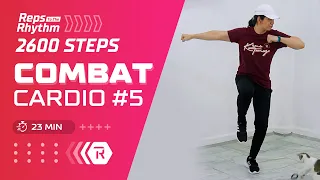 FULL BODY COMBAT  •  2600 STEPS • Combat Cardio #5 • Keoni Tamayo