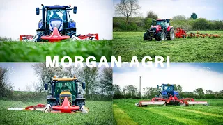 Mowing & Teding Grass - 1st Cut Silage - Morgan Agri