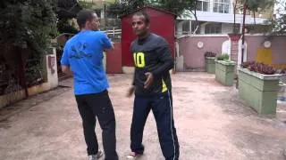 Jkd  Kali  Training to Jamie clark by Shifu Kanishka