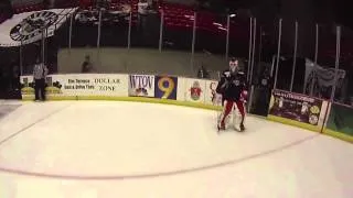 (Ref Cam) Elmira Jackals vs Wheeling Nailers January 3rd, 2014