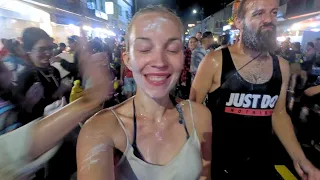 Khmer New Year Siem Reap (BIGGEST WATER FIGHT EVER!)