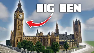 Building Big Ben & The Palace of Westminster in Minecraft