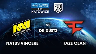 NA`VI VS FAZE | MAP 2 DE_DUST2 | GROUP A | DAY 4 | IEM KATOWICE 2020