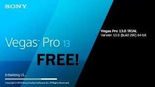 Sony Vegas Pro 13 download FREE! (EASY)