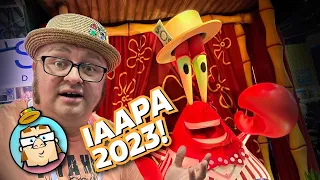Amusement Park Trade Show!  IAAPA 2023 - Lots of Fun!  Brand New Theme Park Rides!  Animatronics!