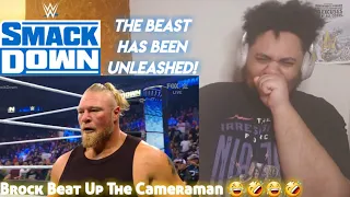 Brock Lesnar DESTROYS Roman Reigns & Attacks Smackdown Superstars REACTION! (Part 1)