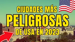 ¡TOP 20 CIUDADES MÁS PELIGROSAS EN USA 🇺🇸 2023-2024! | Carlos Kabadian
