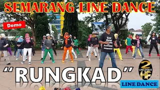 #DEMO | #RUNGKAD #LINE #DANCE | #semarang LINE DANCE | #linedance | Simpang Lima | 2HF Line Dance