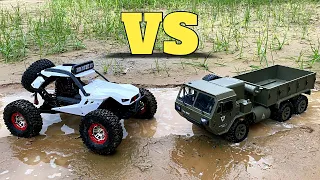 Wltoys 12429 vs RC Military Truck 6x6 | RC Car 4x4 High Speed |  Wltoys RC Car