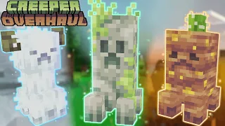 CREEPER OVERHAUL - НОВЫЕ ВИДЫ КРИПЕРОВ С АНИМАЦИЯМИ ОБЗОР МОДА НА МАЙНКРАФТ