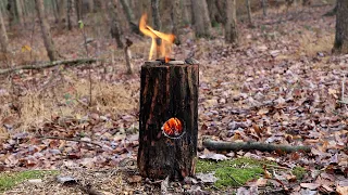 The Survivalist Jet Stove Made Easy!! Survival Fire, Bushcraft Skills, Campfire Making