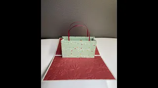 Shopping Bag Pop up Card