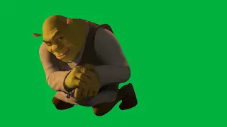 Shrek Rizz Meme Green Screen