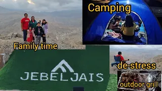 Let's go camping UAE | Camping at Jebel Jais | Outdoor Grill while Camping | Family friendly spot|