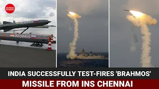 India successfully test-fires 'BrahMos' supersonic cruise missile from INS Chennai