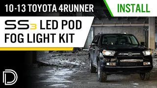 How to Install 10-13 Toyota 4Runner SS3 Fog Light Kit | Diode Dynamics