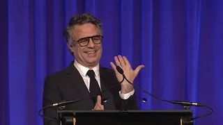 NBR Gala 2024 — Best Supporting Actor Mark Ruffalo (Poor Things) w/ Laura Linney Intro