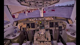 757-200 VR Cockpit Startup and Takeoff