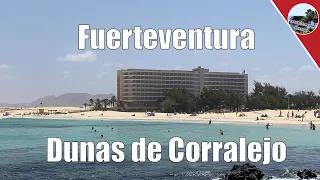 Fuerteventura - Corralejo Dunes: A magical place with a fascinating coastal landscape.