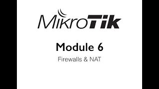 MikroTik Firewall Introduction Webinar
