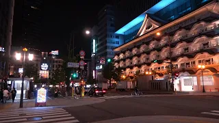 [4K Japan] Walking Midosuji from Osaka Station on a Summer Night - Osaka