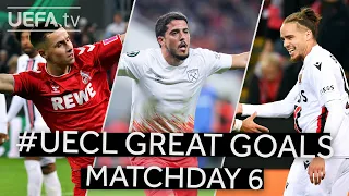 HUSEINBASIC, FORNALS, BRAHIMI: #UECL GREAT GOALS: MATCHDAY 6