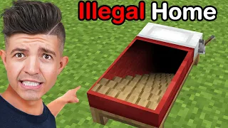 22 Illegal Houses In Minecraft!