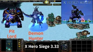 X Hero Siege 3.33, Pit Lord & Demon Hunter Extreme, Level 4 Impossible ,8 ways Dual Hero