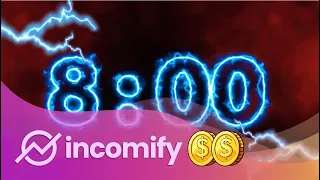 ⚡ Electric Timer ⚡ 8 Minute Countdown | Visit INCOMIFY.NET